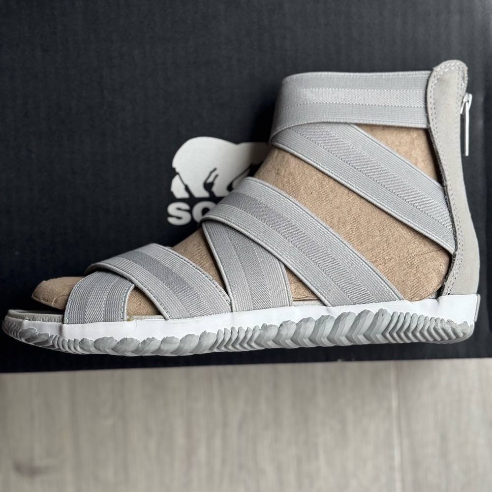 Sorel Women's Gray Strappy Sandals